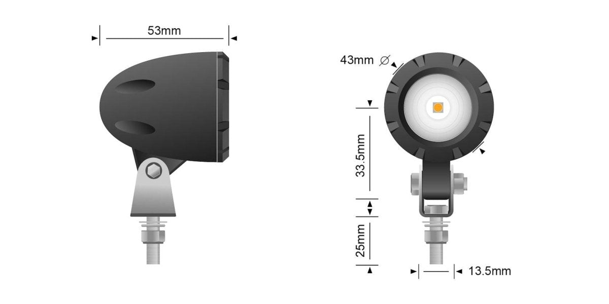 STEDI MC5 LED Motorcycle Day Time Running Light (DRL) - NZ Offroader