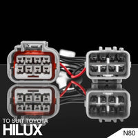 Thumbnail for STEDI N80 Hilux BI-LED Piggy Back Adapter - NZ Offroader