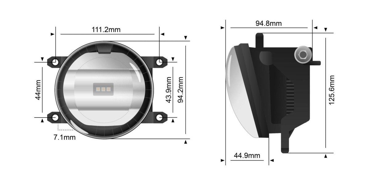 STEDI Universal Type B LED Fog Light Conversion Kit - NZ Offroader