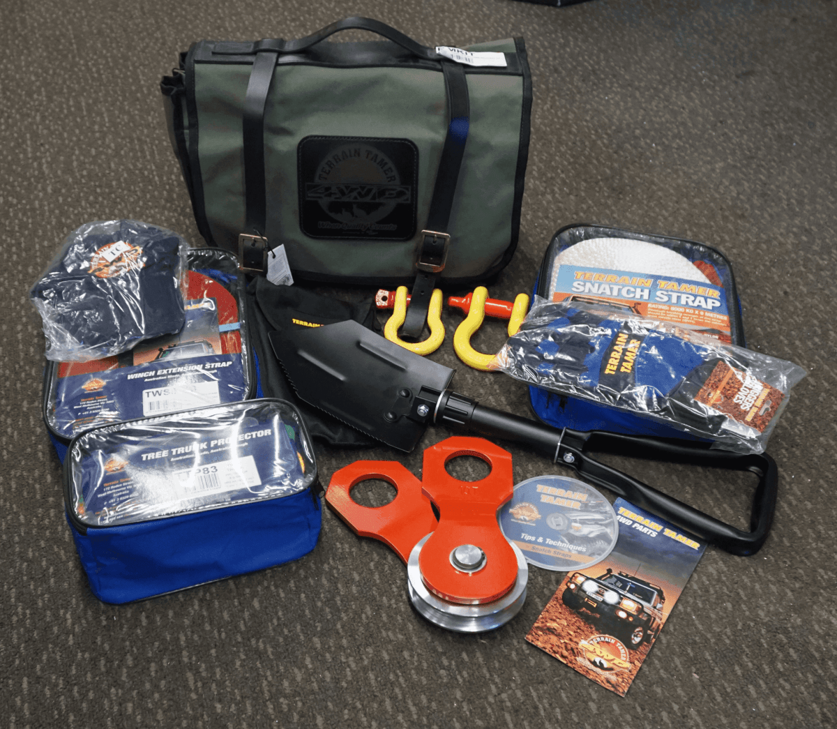Terrain Tamer Recovery Kit and Carry Bag combo - NZ Offroader