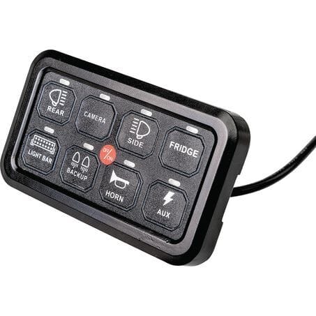 Thunder 8 Way Touch Switch Panel - NZ Offroader